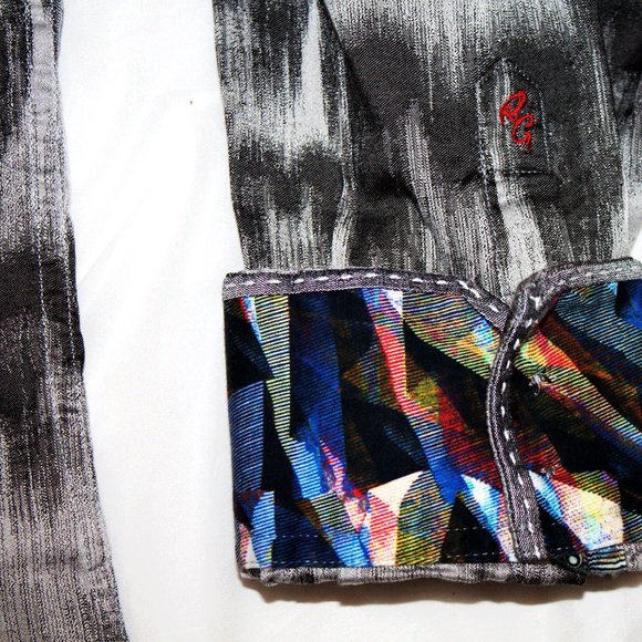 Robert Graham Long Sleeve Button Front Shirt - Picture 8 of 11